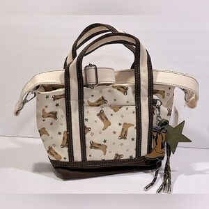 CeeKlein Canvas Mini Tote with Charm